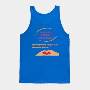 happy 60st wedding anniversary Tank Top